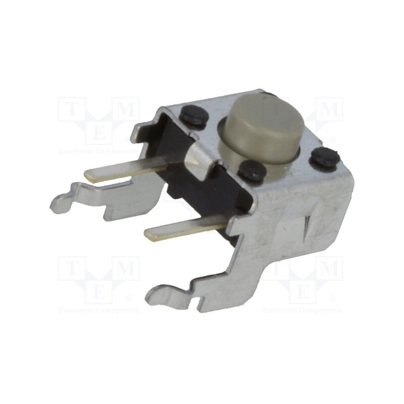 10 pcs : B3F-3122 - Microswitch TACT, SPST-NO, Pos: 2, 0.05A/24VDC, THT, none, 1.47N