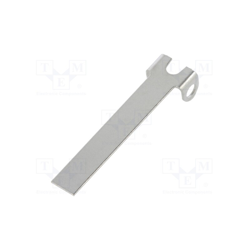10 pcs : 6141233 - Straight lever, 21.5mm, DC series, Colour: silver, DC