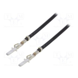 10 pcs : 797582041 - Contact, male, tinned, 16AWG, SABRE, Contacts ph: 7.5mm, Len: 0.15m