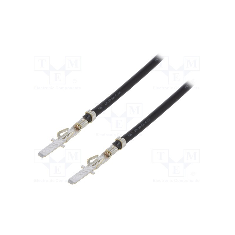 10 pcs : 797582041 - Contact, male, tinned, 16AWG, SABRE, Contacts ph: 7.5mm, Len: 0.15m