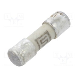 10 pcs : 7010.9760.63 - Fuse: fuse, quick blow, 125mA, 125VAC, 125VDC, ceramic,cylindrical