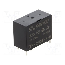 10 pcs : SFK-124DMP-F-H - Relay: electromagnetic, SPST-NO, Ucoil: 24VDC, 25A, Series: SFK-H