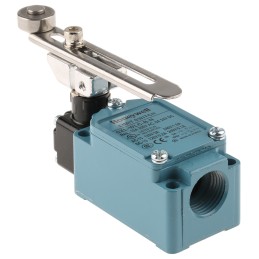 1 pcs - Honeywell SZL-WL Series Adjustable Roller Lever Limit Switch, NO/NC, IP67, SPDT, Die Cast Aluminium Housing, 6A Max