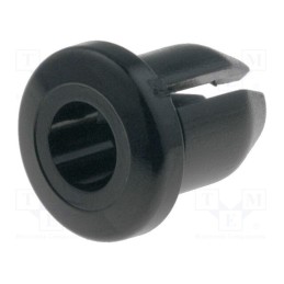 50 pcs : SLG-1M-B - Snap latch, polyamide, black, 1.5÷3.7mm