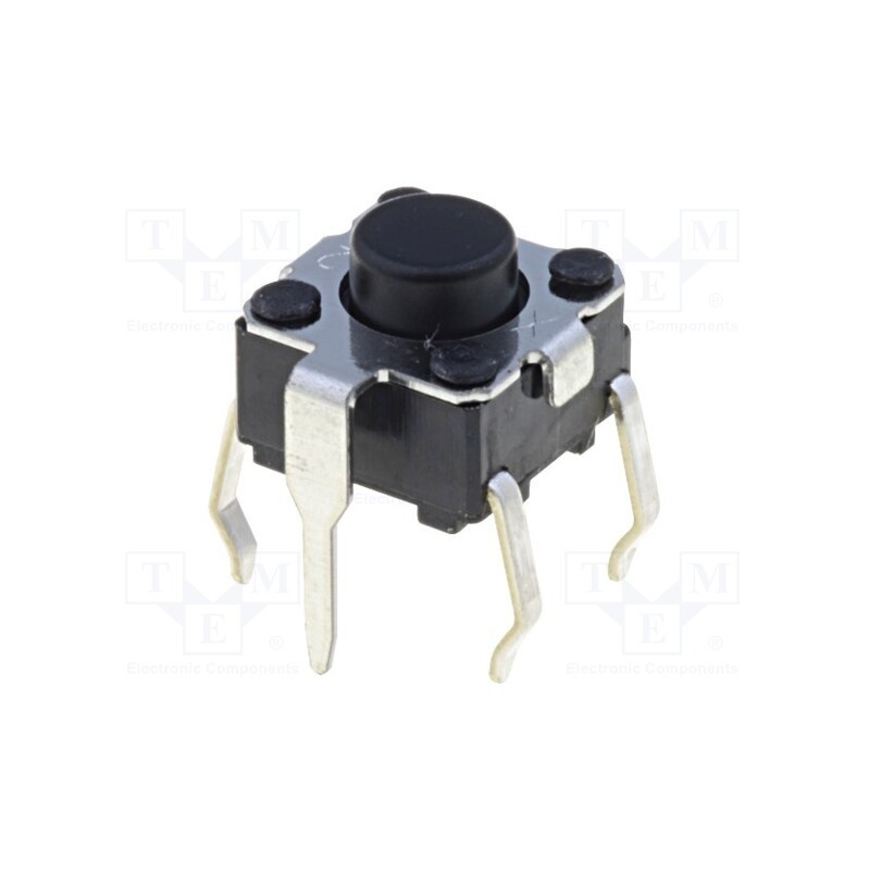 10 pcs : B3F-1120 - Microswitch TACT, SPST-NO, Pos: 2, 0.05A/24VDC, THT, none, 0.98N