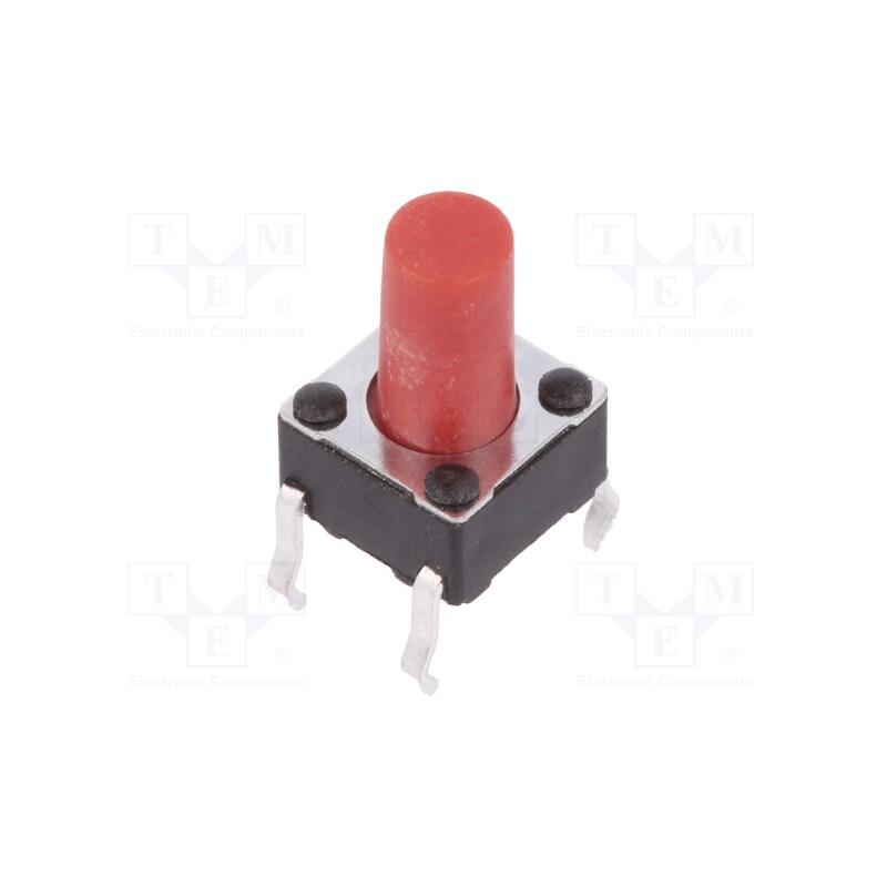10 pcs : PTS645SK952 LFS - Microswitch TACT, SPST-NO, Pos: 2, 0.05A/12VDC, THT, none, 2.6N
