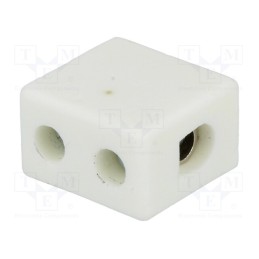 10 pcs : 80721516 - Terminal block, screw terminal, 10mm2, 450V, 57A, ways: 1, H: 20mm
