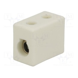 10 pcs : 80731516 - Terminal block, screw terminal, 16mm2, 450V, 76A, ways: 1, H: 22mm