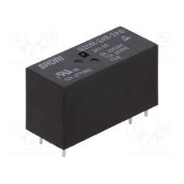 10 pcs : S20M-24B-2AS - Relay: electromagnetic, DPST-NO, Ucoil: 24VDC, Icontacts max: 10A