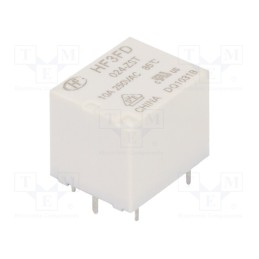 10 pcs : HF3FD/024-ZST - Relay: electromagnetic, SPDT, Ucoil: 24VDC, 10A, 10A/250VAC, PCB