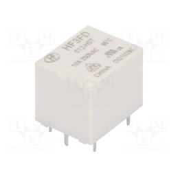 10 pcs : HF3FD/012-HST - Relay: electromagnetic, SPST-NO, Ucoil: 12VDC, 15A, 10A/250VAC