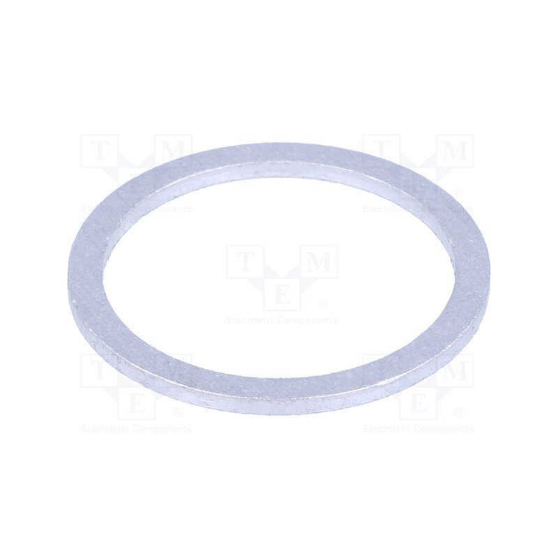 10 pcs : DIN 7603-AL-42-49-A - Gasket, aluminium, Thk: 2mm, Øint: 42mm, Øout: 49mm, DIN 7603