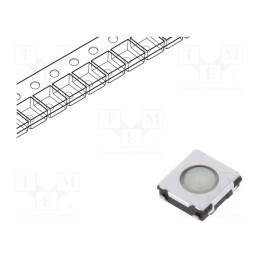 10 pcs : EVQQ2D01W - Microswitch TACT, SPST, Pos: 2, 0.02A/15VDC, SMT, none, 0.5N, 2mm