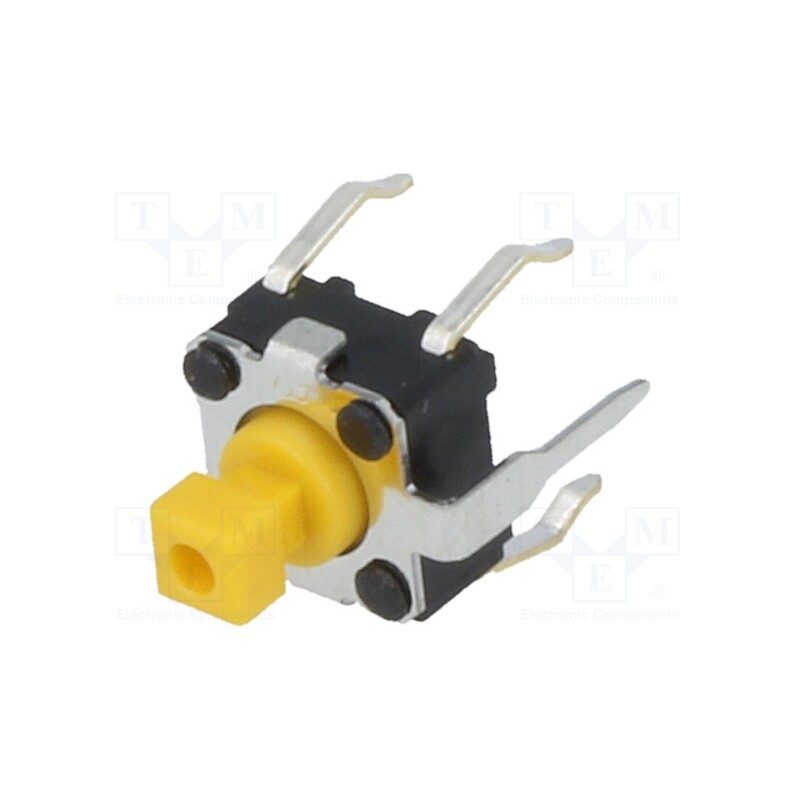10 pcs : B3F-1152 - Microswitch TACT, SPST-NO, Pos: 2, 0.05A/24VDC, THT, none, 1.47N