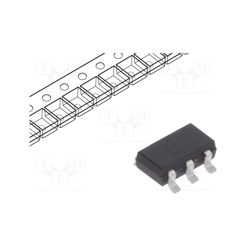 10 pcs : 74LVC1G19GV,125 - IC: digital, decoder,demultiplexer, CMOS,TTL, SMD, TSOP6, LVC