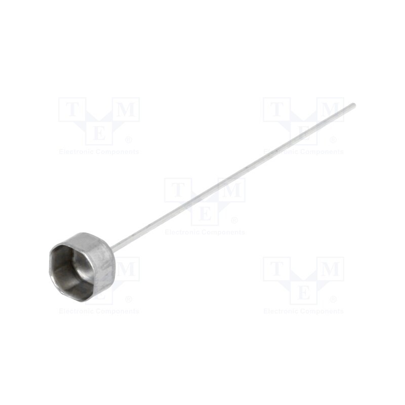50 pcs : 1331.0044 - Fuse holder, cylindrical fuses, 5x20mm, 8A, Leads dim: L40mm