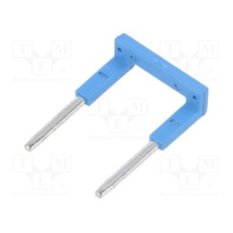 10 pcs : ZGZP80-2 BE - Connection bridge, 10A, 250VAC, Electr.connect: Push-in, blue