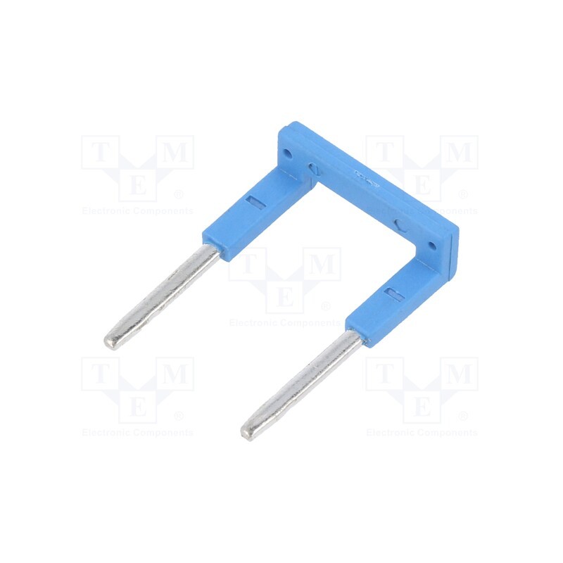 10 pcs : ZGZP80-2 BE - Connection bridge, 10A, 250VAC, Electr.connect: Push-in, blue