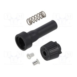 10 pcs : BK-HHJ-A-R - Fuse holder, cylindrical fuses, 6.3x32mm, on cable, Imax: 10A