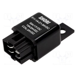 10 pcs : S11-1A-C1-24VDC - Relay: electromagnetic, SPST-NO, Ucoil: 24VDC, 30A, automotive