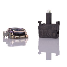 1 pcs - Allen Bradley 800F Series Light Block, 120V ac, Green Light