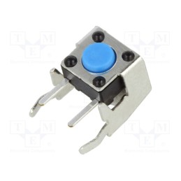 10 pcs : PTS645VM312LFS - Microswitch TACT, SPST-NO, Pos: 2, 0.05A/12VDC, THT, none, 1.6N