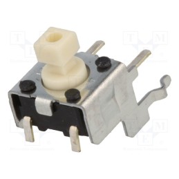 10 pcs : B3F-3150 - Microswitch TACT, SPST-NO, Pos: 2, 0.05A/24VDC, THT, none, 0.98N