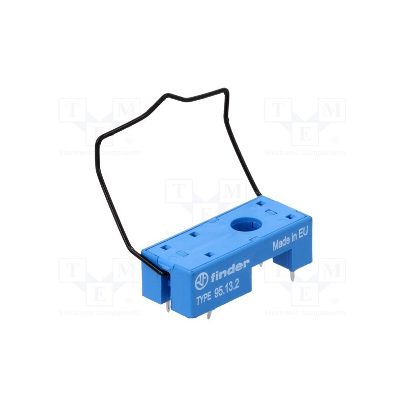 10 pcs : 95.13.2SMA - Socket, PIN: 5, 10A, 250VAC, PCB, for PCB, Series: 40.31,40.41, IP20
