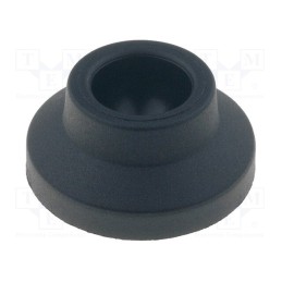 10 pcs : LS.A-32-14 - Foot, Base dia: 32mm, polyamide, H: 15mm, Mount.hole diam: 14mm