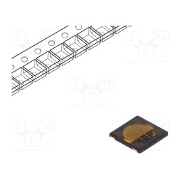 10 pcs : EVQP6DB35 - Microswitch TACT, SPST, Pos: 2, 0.02A/15VDC, SMT, 4.1x4.1x0.35mm