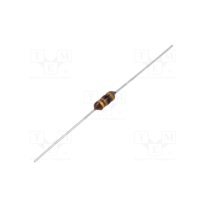 10 pcs : B78108S1104J000 - Inductor: ferrite, THT, 100uH, 370mA, 1.7Ω, Ø4x9.2mm, ±5%, 5MHz, Q: 70