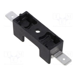 10 pcs : BK-S-8201-1-R - Fuse holder, cylindrical fuses, 6.3x32mm, on panel, 30A, 300VAC