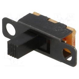 10 pcs : - Switch: slide, Pos: 2, SPDT, 0.5A/24VDC, ON-ON, No.of term: 3