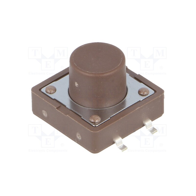 10 pcs : DTSM-25N-V-B - Microswitch TACT, SPST-NO, Pos: 2, 0.05A/12VDC, SMT, none, 1.6N