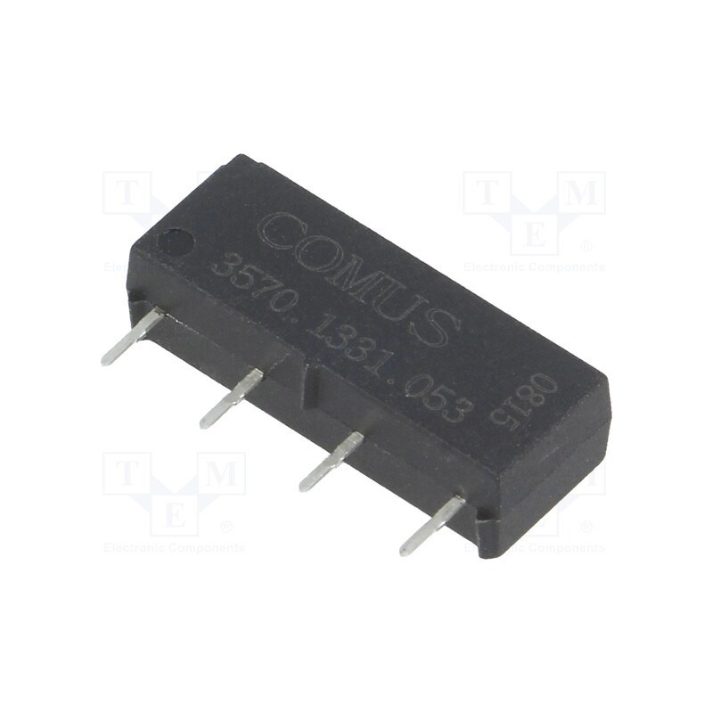 10 pcs : 3570.1331.053 - Relay: reed switch, SPST-NO, Ucoil: 5VDC, 500mA, max.150VDC, 10W