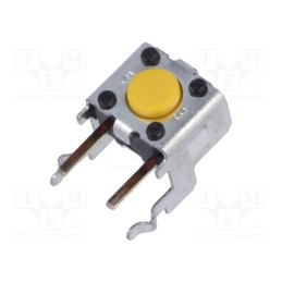 10 pcs : B3F-3102 - Microswitch TACT, SPST-NO, Pos: 2, 0.05A/24VDC, THT, none, 1.47N