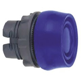 1 pcs - Schneider Electric Harmony XB5 Series Blue Spring Return Push Button Head, 22mm Cutout, IP66, IP67, IP69K