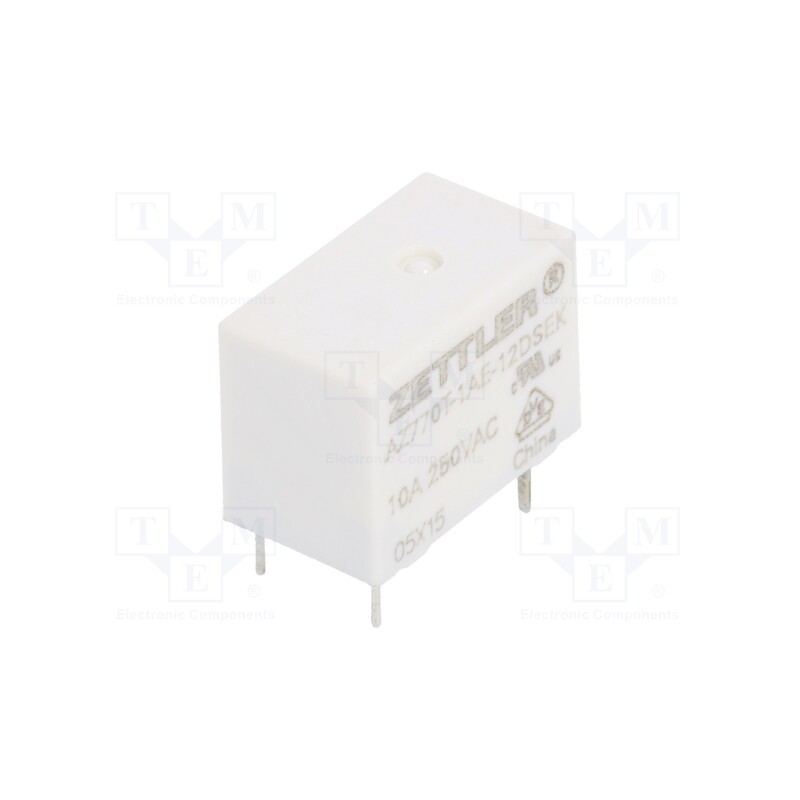 10 pcs : AZ770T-1AE-12DSEK - Relay: electromagnetic, SPST-NO, Ucoil: 12VDC, 10A, 10A/250VAC