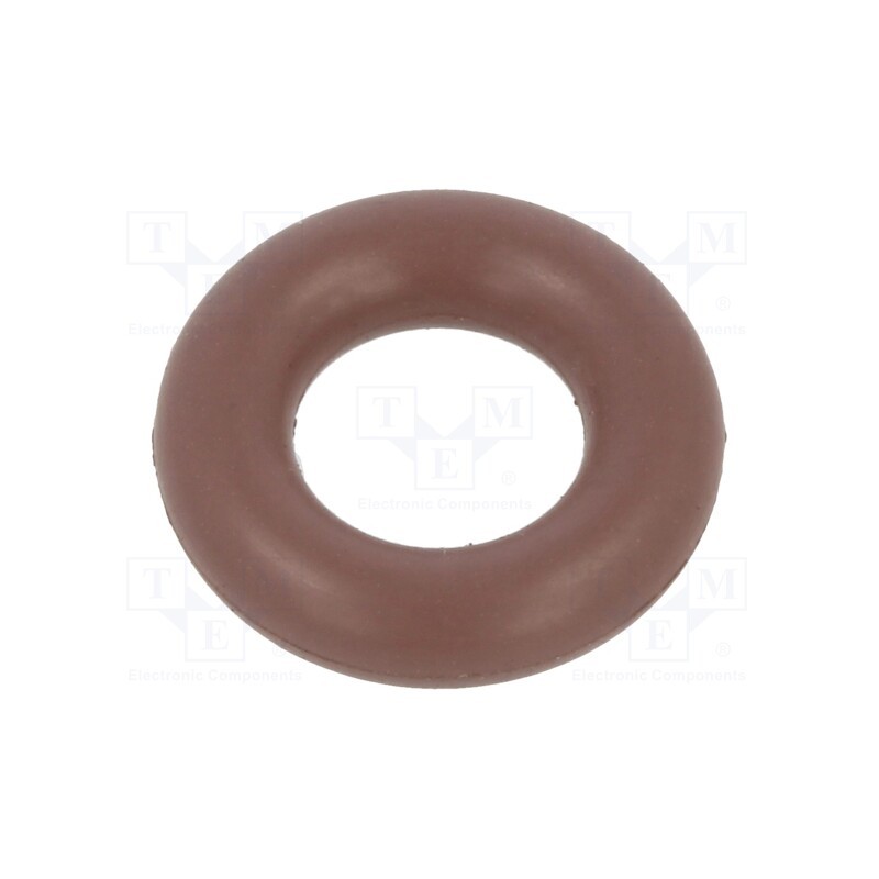 50 pcs : 01-0006.00X3 ORING 80FPM BROWN - O-ring gasket, FPM, Thk: 3mm, Øint: 6mm, brown, -20÷200°C