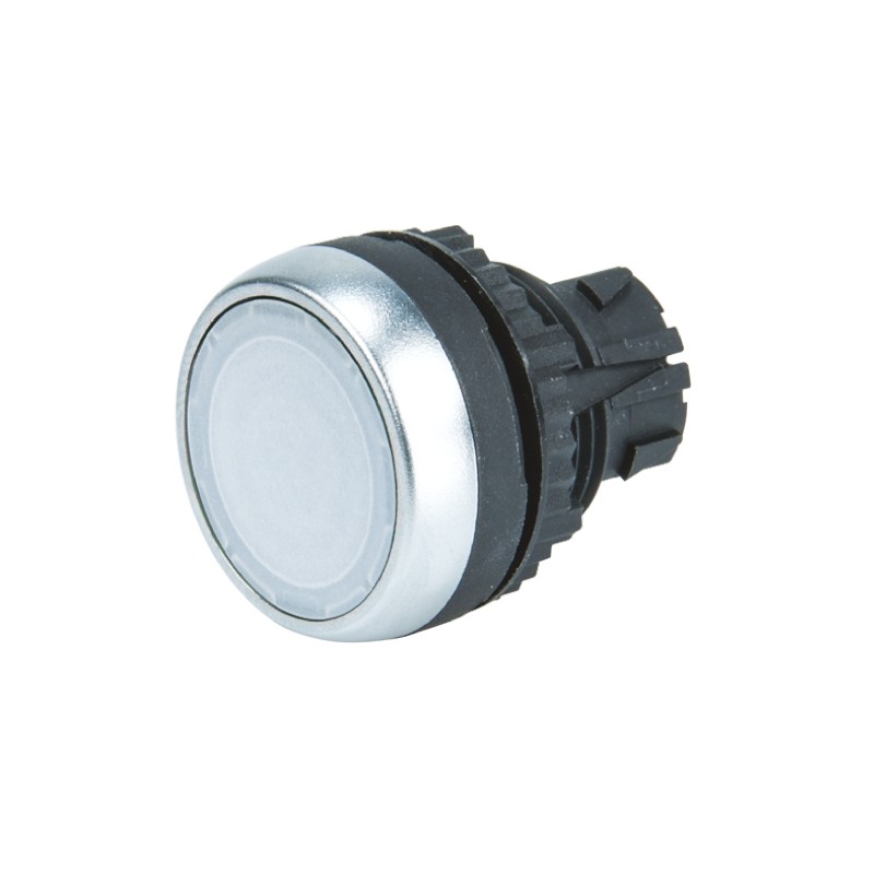 1 pcs - BACO White Spring Return Push Button Head, 22mm Cutout, IP66
