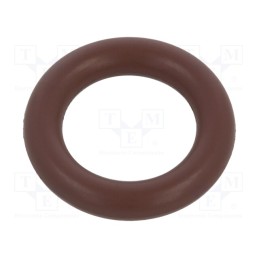 50 pcs : 01-0010.00X3 ORING 80FPM BROWN - O-ring gasket, FPM, Thk: 3mm, Øint: 10mm, brown, -20÷200°C