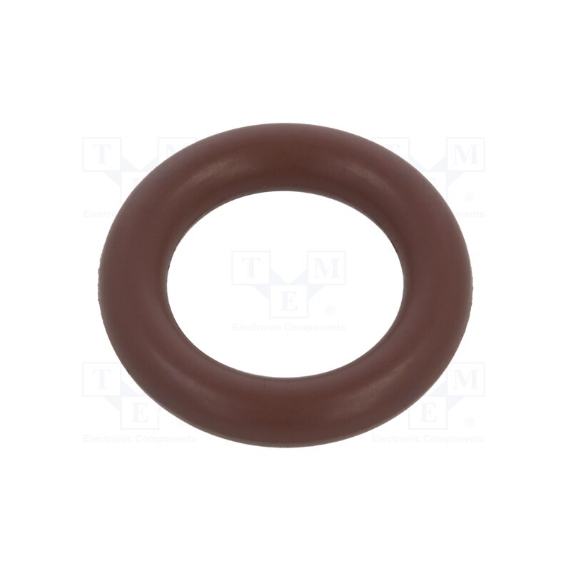 50 pcs : 01-0010.00X3 ORING 80FPM BROWN - O-ring gasket, FPM, Thk: 3mm, Øint: 10mm, brown, -20÷200°C