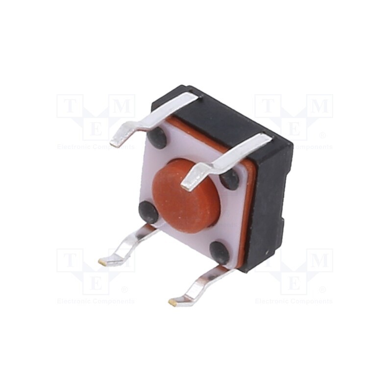 10 pcs : RT1105AF160Q - Microswitch TACT, SPST-NO x2, Pos: 2, 0.05A/12VDC, SMT, none, 1.57N