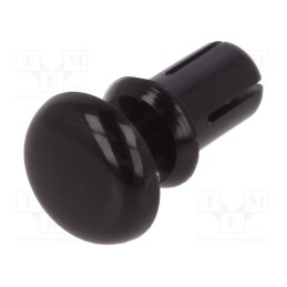 50 pcs : 8G4023.5X4.1B - Rivet, polyamide, L.rivet: 5.5mm, Panel cutout diam: 3.6mm, black