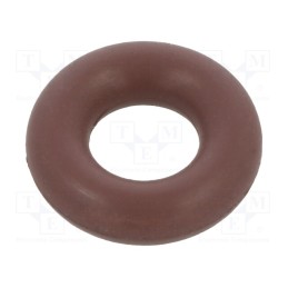 50 pcs : 01-0005.00X3 ORING 80FPM BROWN - O-ring gasket, FPM, Thk: 3mm, Øint: 5mm, brown, -20÷200°C