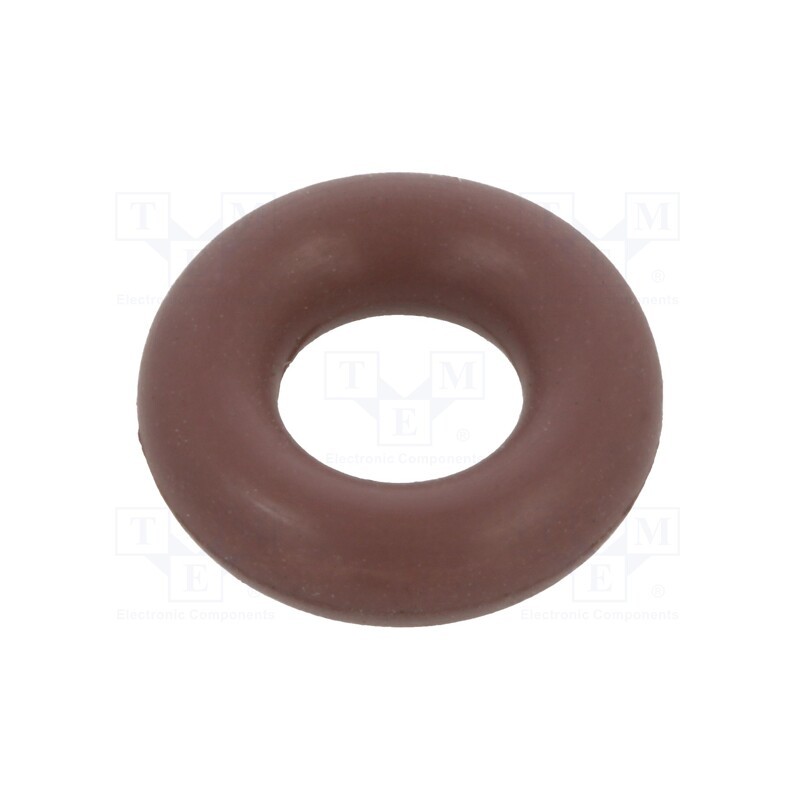 50 pcs : 01-0005.00X3 ORING 80FPM BROWN - O-ring gasket, FPM, Thk: 3mm, Øint: 5mm, brown, -20÷200°C
