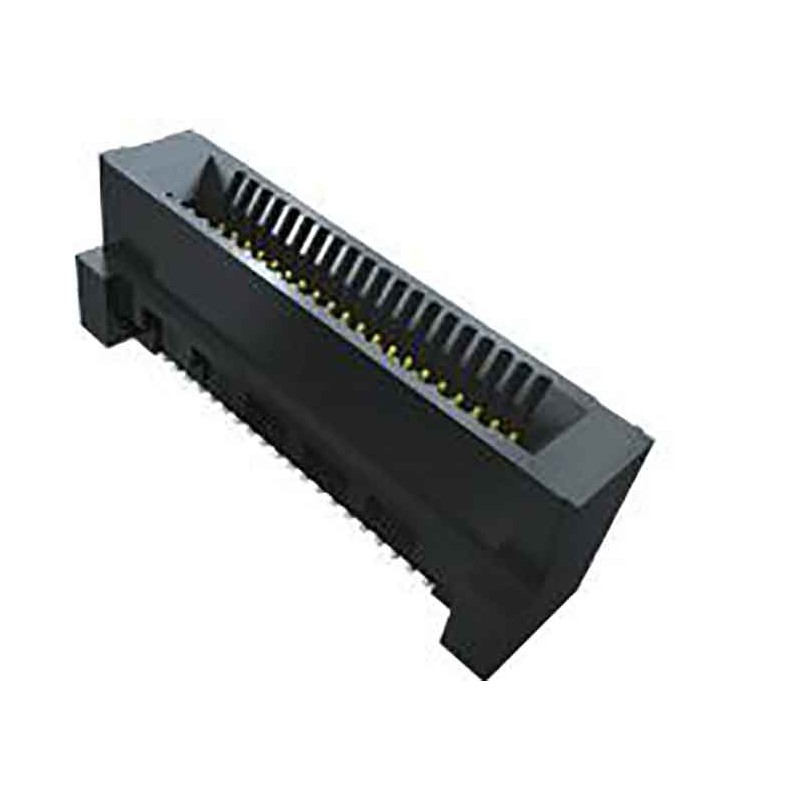 1 pcs - Samtec HSEC8-DV Series Vertical Female Edge Connector, Surface Mount, 200-Contacts, 0.8mm Pitch, 2-Row, Solder