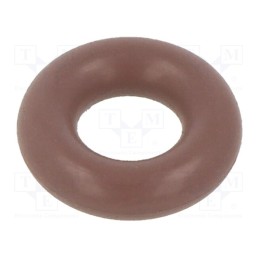 50 pcs : 01-0005.94X3.53 ORING 80FPM BROWN - O-ring gasket, FPM, Thk: 3.53mm, Øint: 5.94mm, brown, -20÷200°C