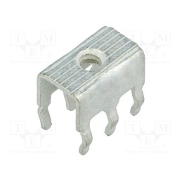 10 pcs : 8197 - Terminal: screw terminal, THT,screw terminal, silver, 7x5mm