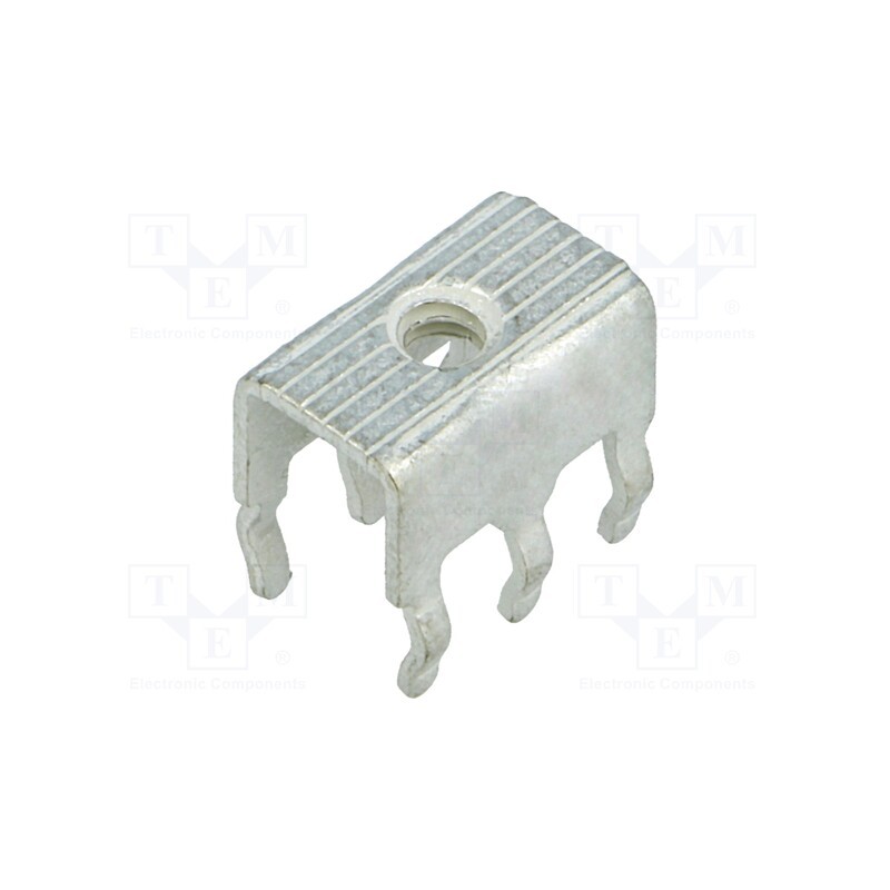 10 pcs : 8197 - Terminal: screw terminal, THT,screw terminal, silver, 7x5mm